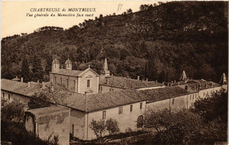 Carte postale ancienne Chartreuse de Montrieux Vue générale du Monastére