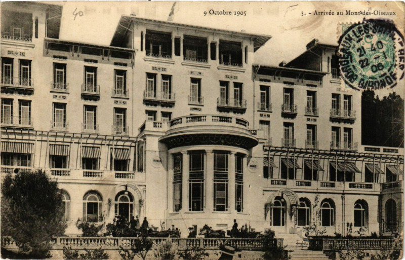 Carte postale ancienne Arrivée au Mont des Oiseaux