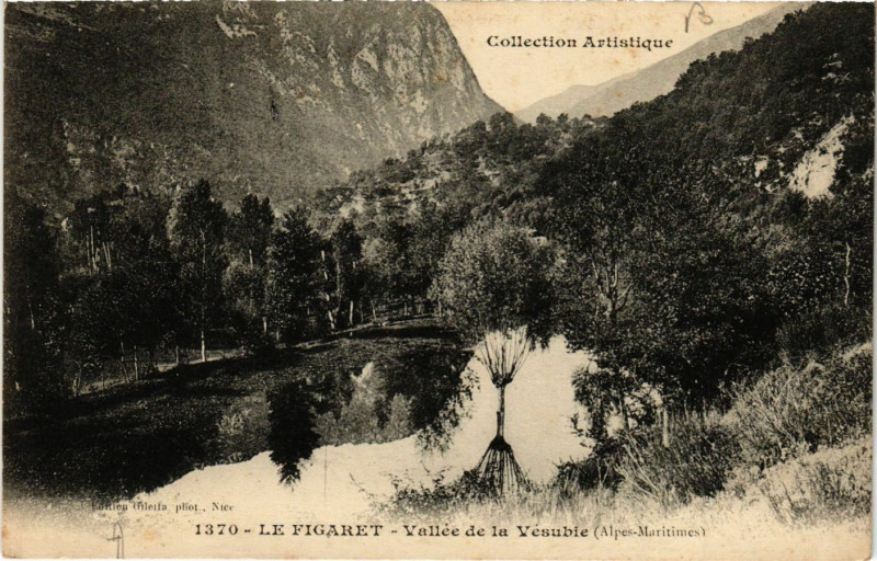 Carte postale ancienne Le Figaret - Vallée de la Vesubie