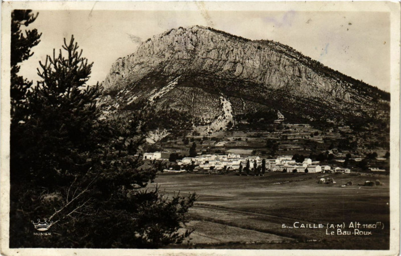 Carte postale ancienne Caille - Le Bau-Roux à Caille