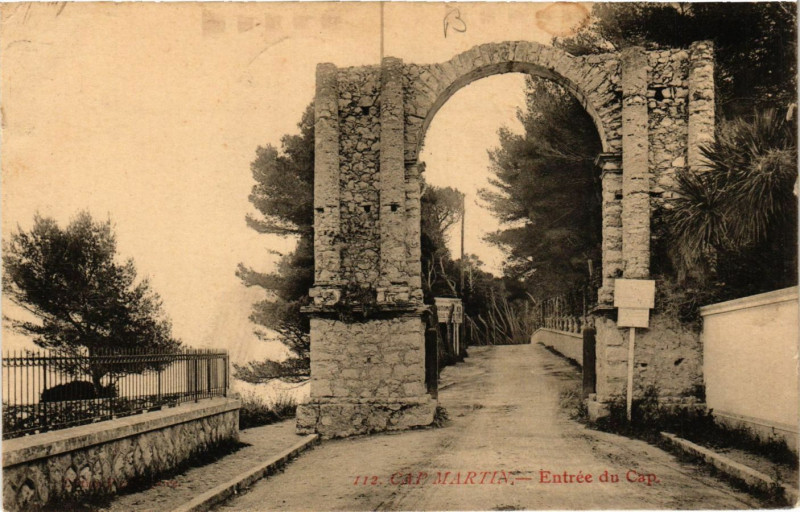 Carte postale ancienne Cap Marita - Entrée du Cap
