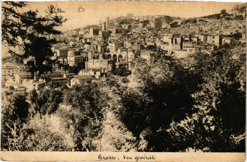 Carte postale ancienne Grasse - Vue générale à Grasse