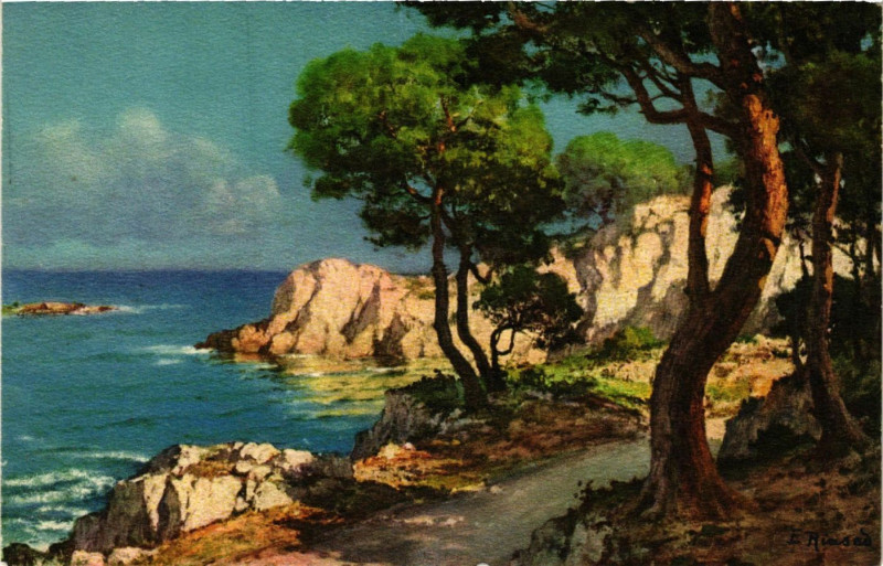 Carte postale ancienne Antibes - Cap d'Antibes à Antibes