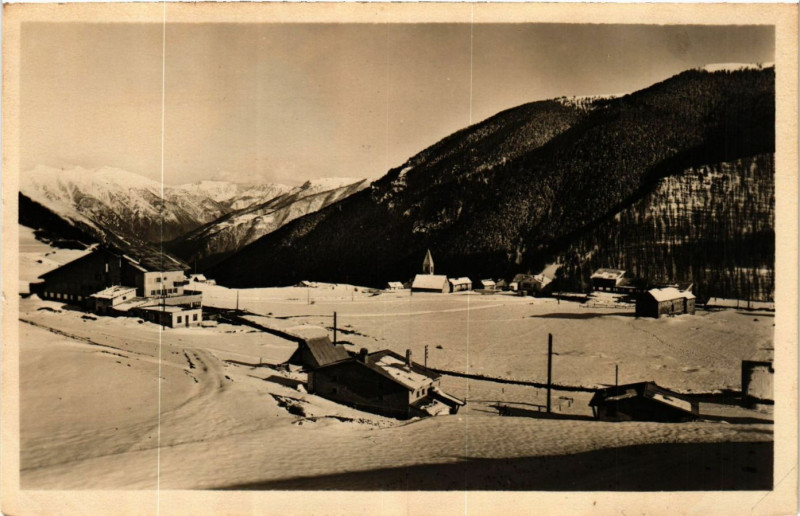 Carte postale ancienne Vue générale - Hiver