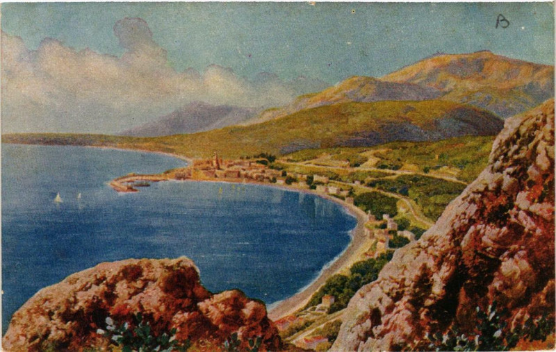 Carte postale ancienne Menton à Menton