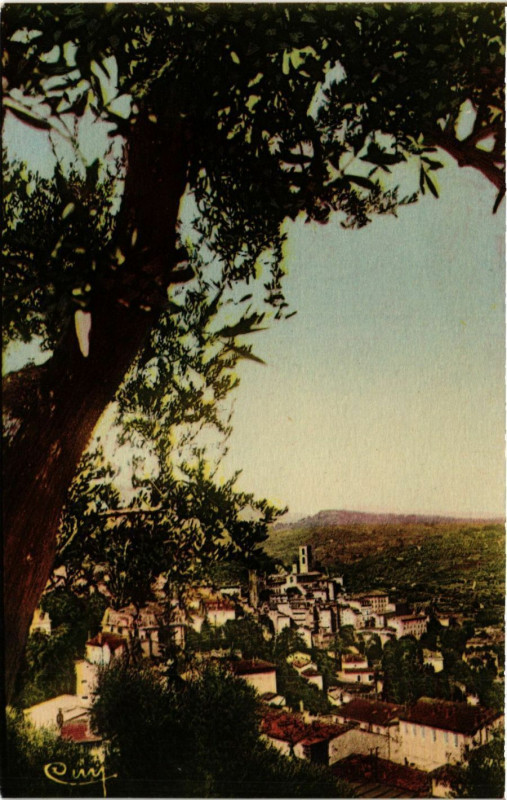 Carte postale ancienne Grasse - Vue générale à Grasse