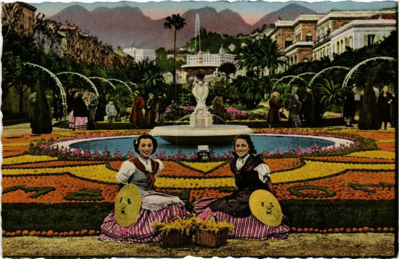 Carte postale ancienne Menton La Fete du Citron à Menton