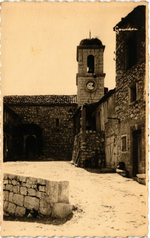 Carte postale ancienne Gourdon - Scene à Gourdon