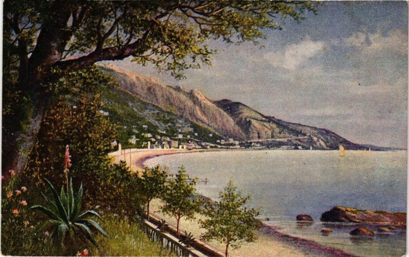Carte postale ancienne Menton à Menton