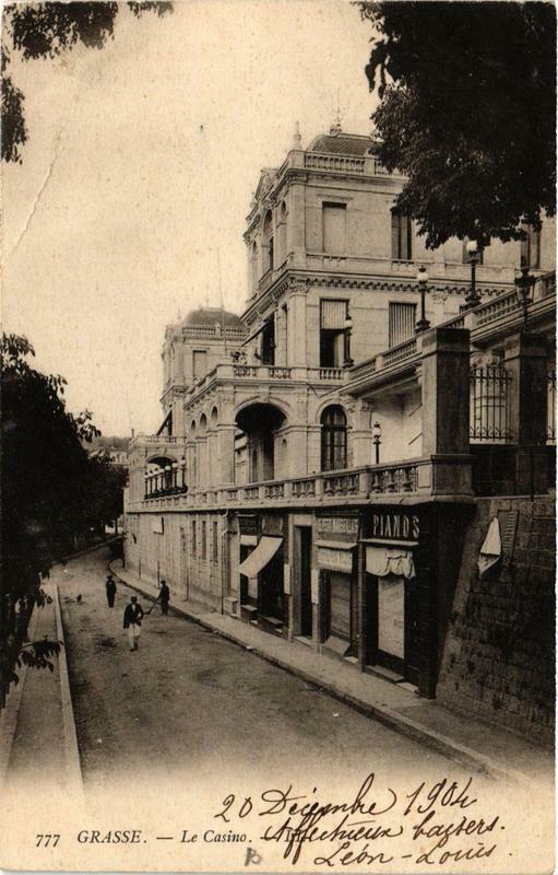 Carte postale ancienne Grasse Le Casino à Grasse