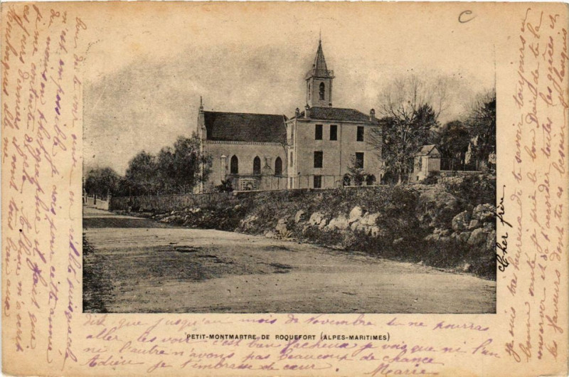 Carte postale ancienne Petit Montmartre de Roquefort