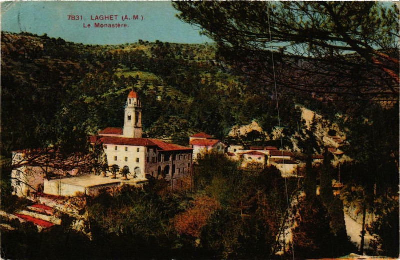 Carte postale ancienne Laghet Le Monastere
