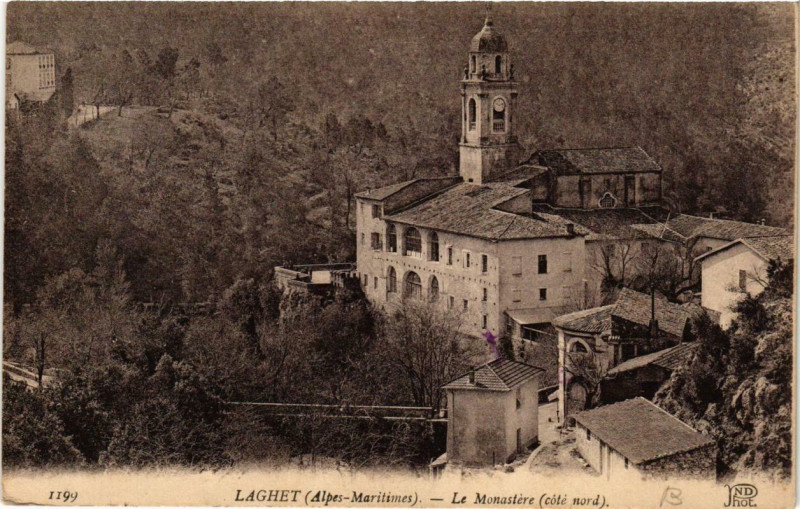 Carte postale ancienne Laghet Le Monastere