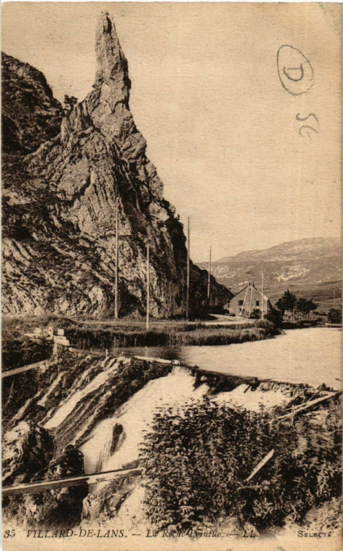 Carte postale ancienne Villard-de-Lans - La Roche Pointue à Villard-de-Lans