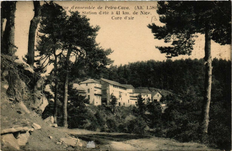 Carte postale ancienne Peira-Cava Vue d'Ensemble
