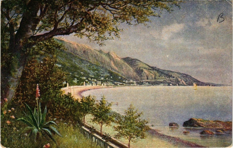 Carte postale ancienne Menton à Menton