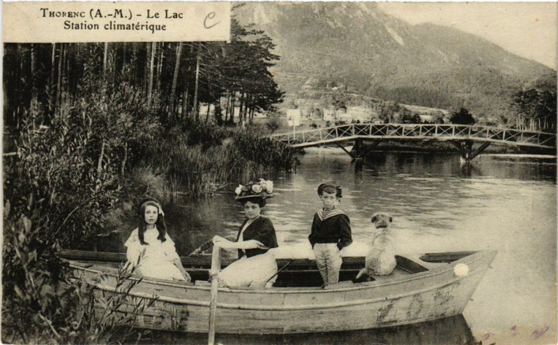 Carte postale ancienne Thorenc - Le Lac - Station Climaterique