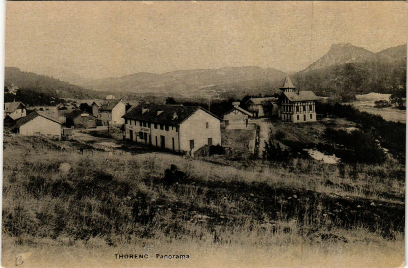 Carte postale ancienne Thorenc - Panorama