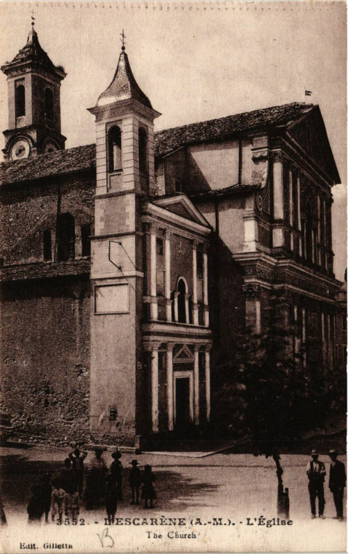 Carte postale ancienne Mescarene - Mescaréne - Eglise