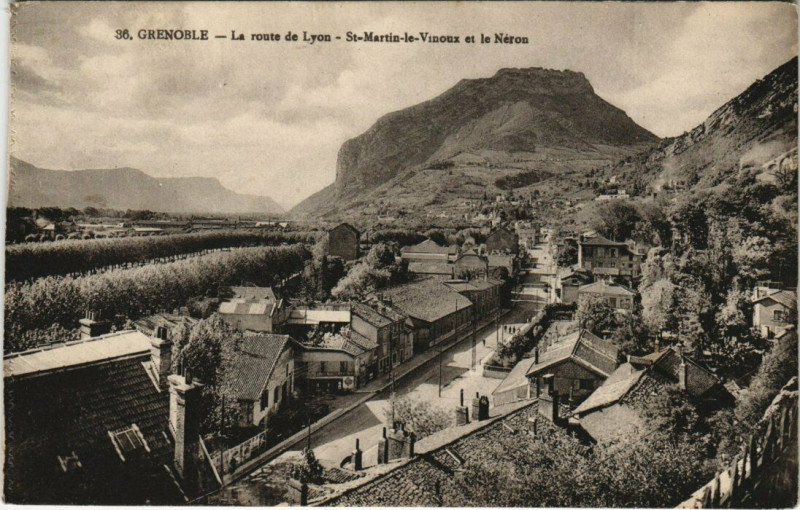 Carte postale ancienne Grenoble Re Félix-Poulat à Grenoble