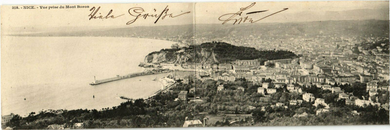 Carte postale ancienne Nice- France à Nice