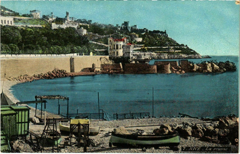 Carte postale ancienne Nice- La reserve France à Nice