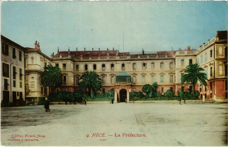 Carte postale ancienne Nice- La Prefecture France à Nice