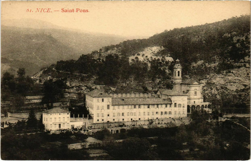 Carte postale ancienne Nice- Saint Pons France à Nice
