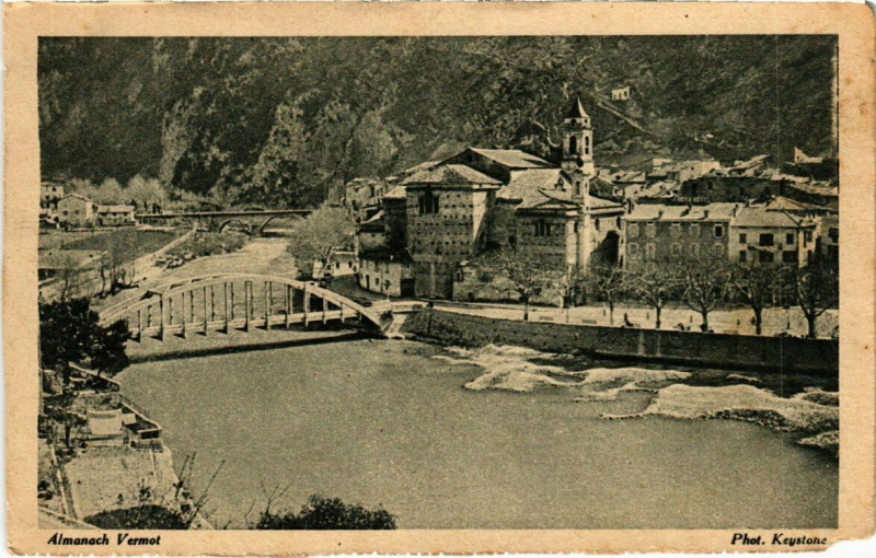 Carte postale ancienne Almanach Vermot
