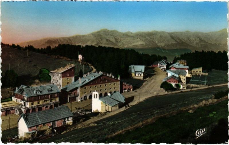 Carte postale ancienne Valberg - Vue des Hotels