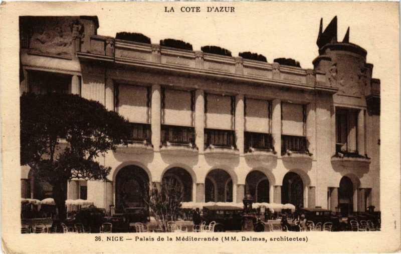 Carte postale ancienne La Cote d'Azur Alpes-Maritimes