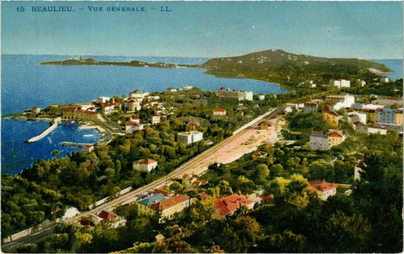 Carte postale ancienne Beaulieu Vue generale