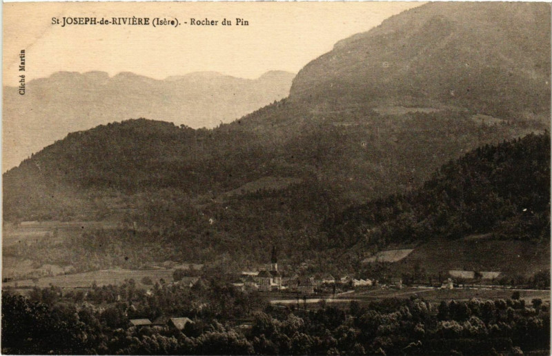 Carte postale ancienne Saint-Joseph-de-Riviere - Rocher du Pin France à Saint-Joseph-de-Rivière