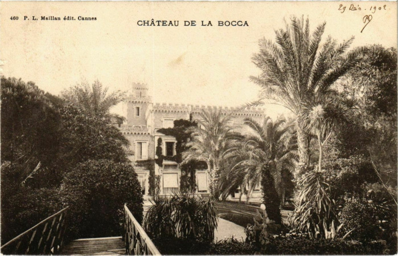 Carte postale ancienne Chateau de la Bocca
