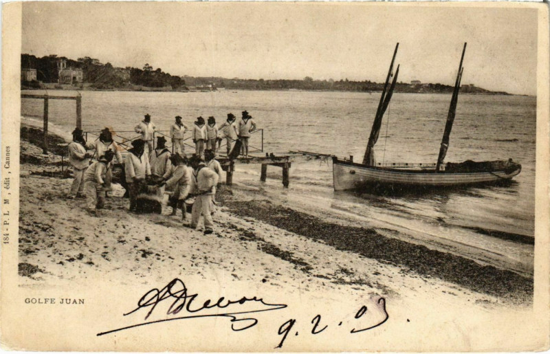 Carte postale ancienne Golfe Juan