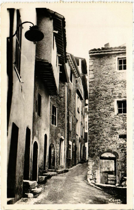 Carte postale ancienne Vence la Jolie Rue de la Coste à Vence