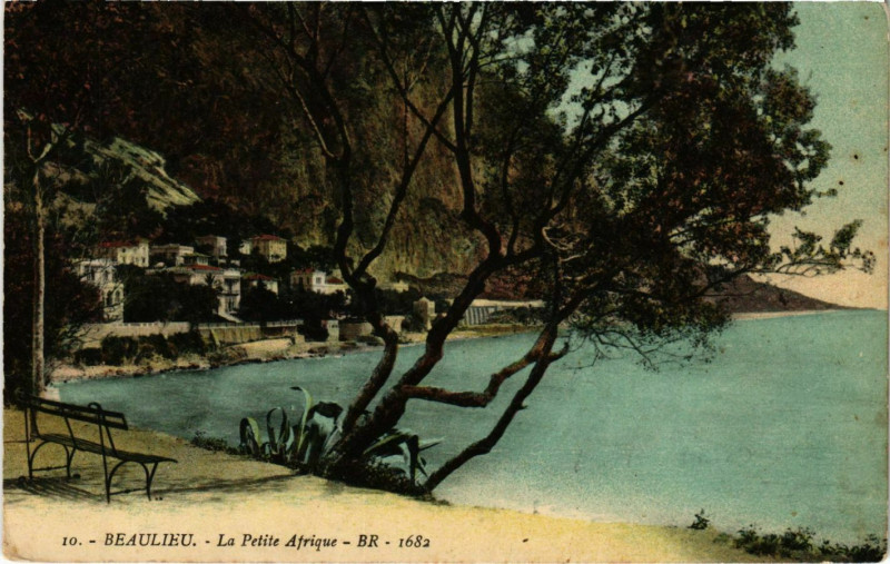Carte postale ancienne Beaulieu La Petite Afrique