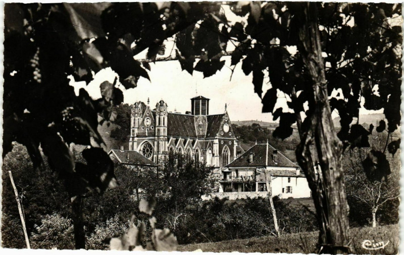 Carte postale ancienne Notre-Dame-de-l'Osier - La Basilique France à Notre-Dame-de-l'Osier