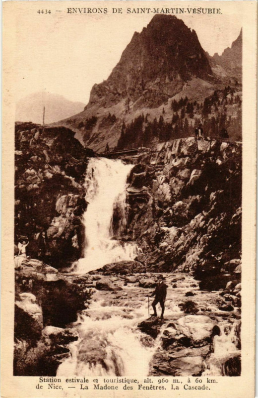 Carte postale ancienne Station estivale et rouristique, Env. DeSaint-Martie Vesubie France
