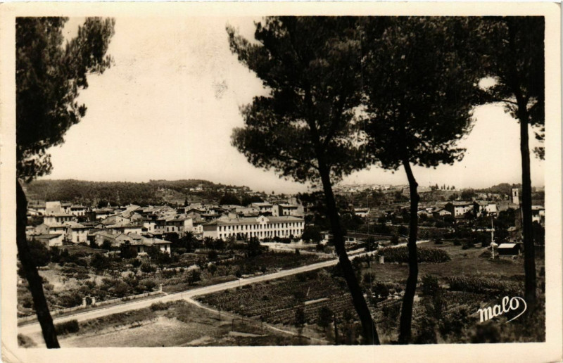 Carte postale ancienne La Colle- Panorama France