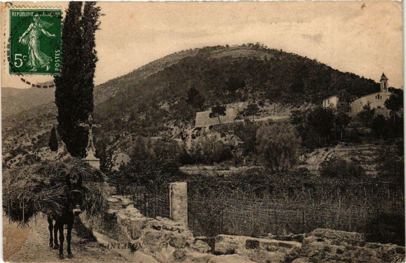 Carte postale ancienne Cantaron France à Cantaron