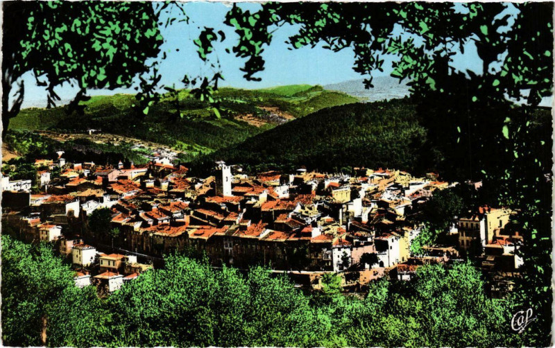 Carte postale ancienne Vence- vue generale France à Vence
