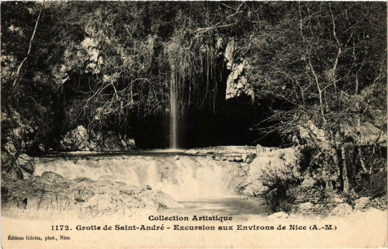 Carte postale ancienne Grotte deSaint-Andre France