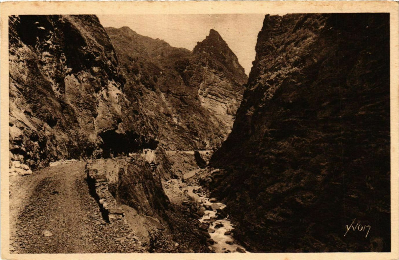 Carte postale ancienne Gorges du Cians France