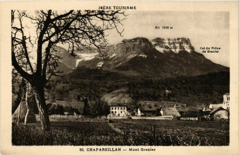 Carte postale ancienne Chapareillan - Mont Granier France à Chapareillan