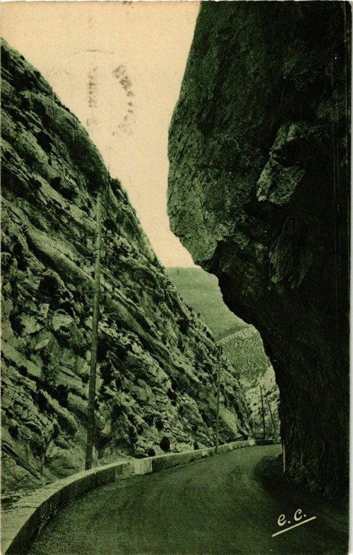 Carte postale ancienne Nice- Clues de Chabrieres France à Nice