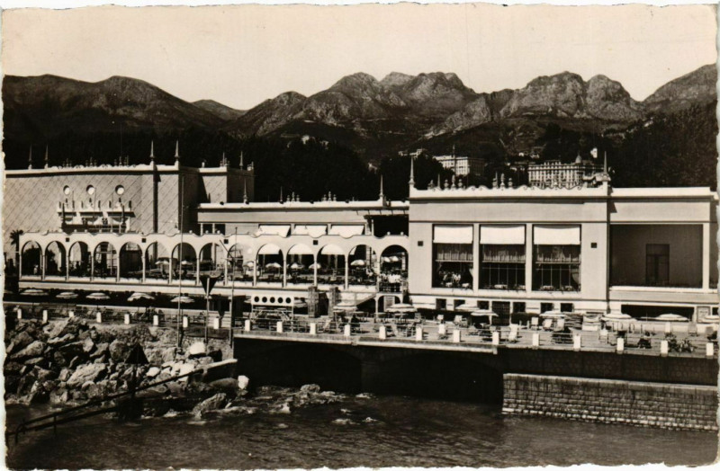 Carte postale ancienne Menton- Le Casino municipal France à Menton
