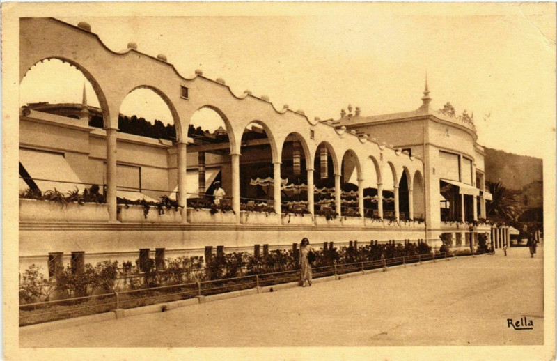 Carte postale ancienne Menton- Le Nouveau Casino municipal France à Menton