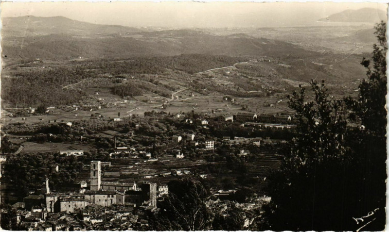 Carte postale ancienne Grasse- vue d'ensemble France à Grasse