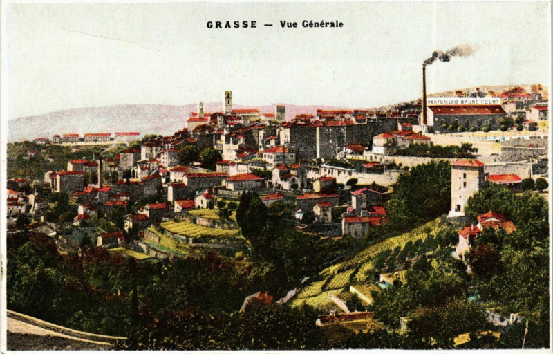 Carte postale ancienne Grasse- vue generale France à Grasse